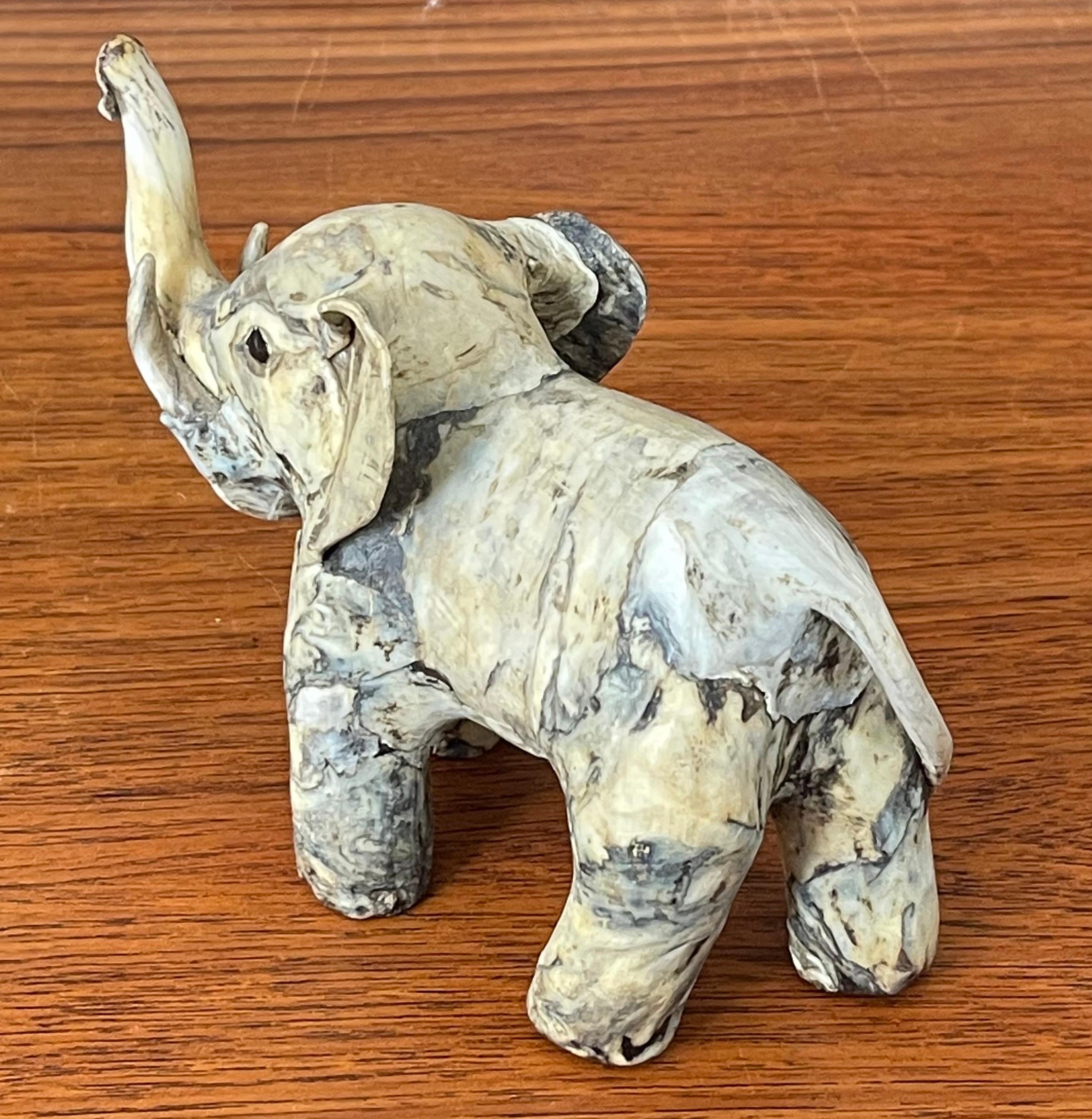 Italian Small Mid-Century Elephant Sculpture  For Sale