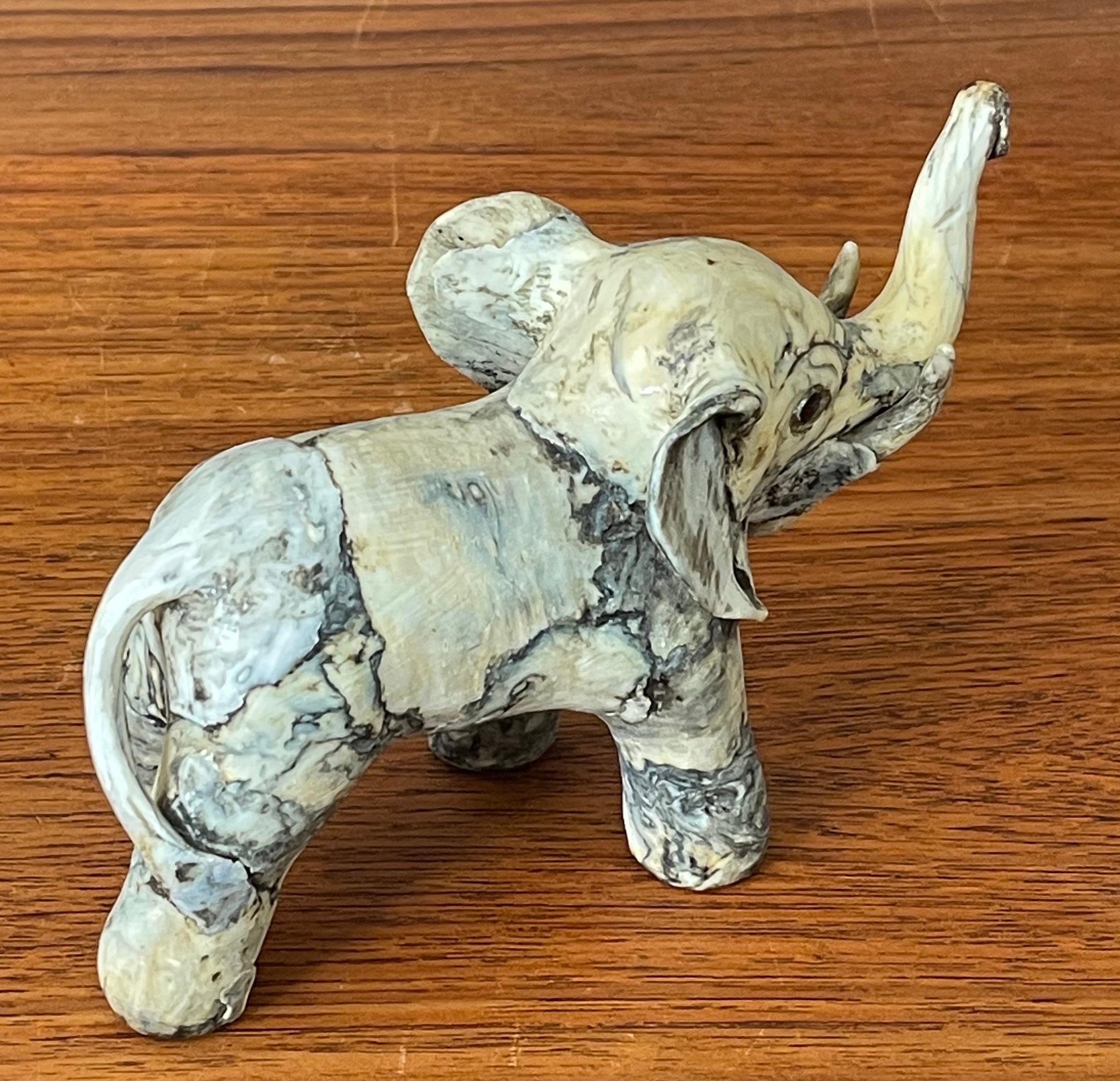 20th Century Small Mid-Century Elephant Sculpture  For Sale