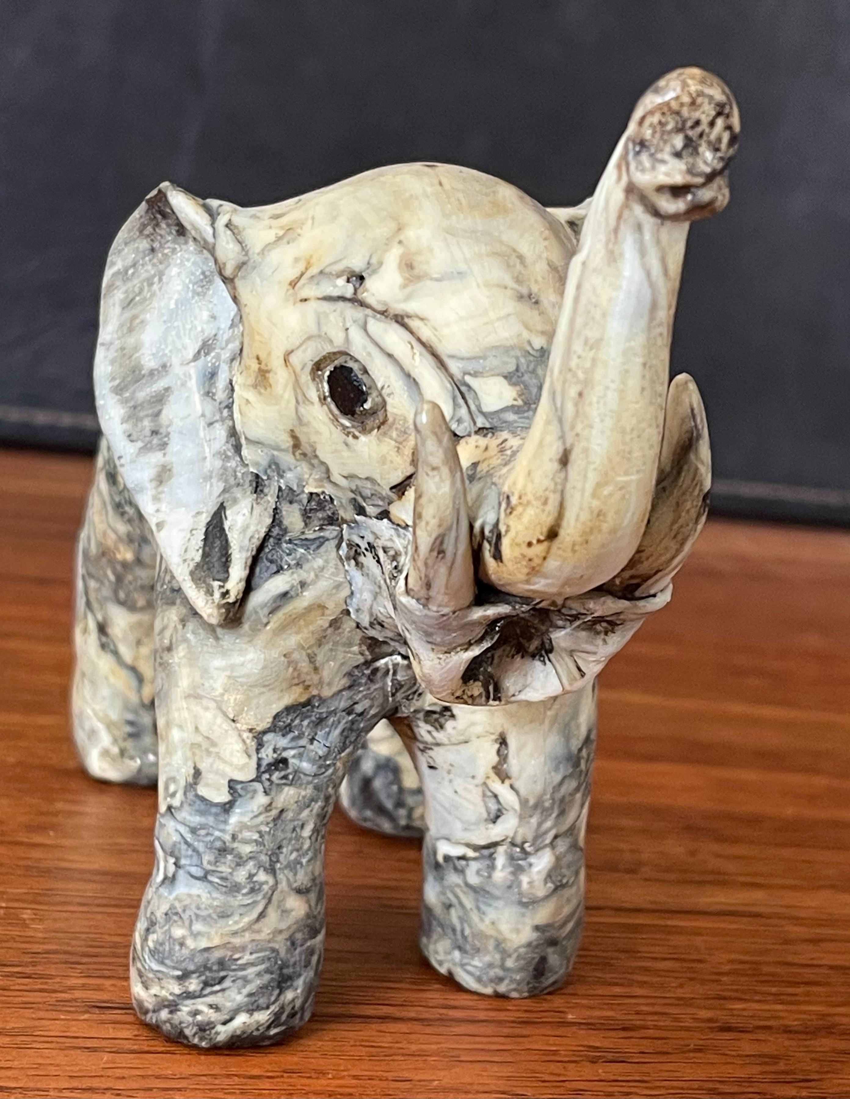 Small Mid-Century Elephant Sculpture  For Sale 2