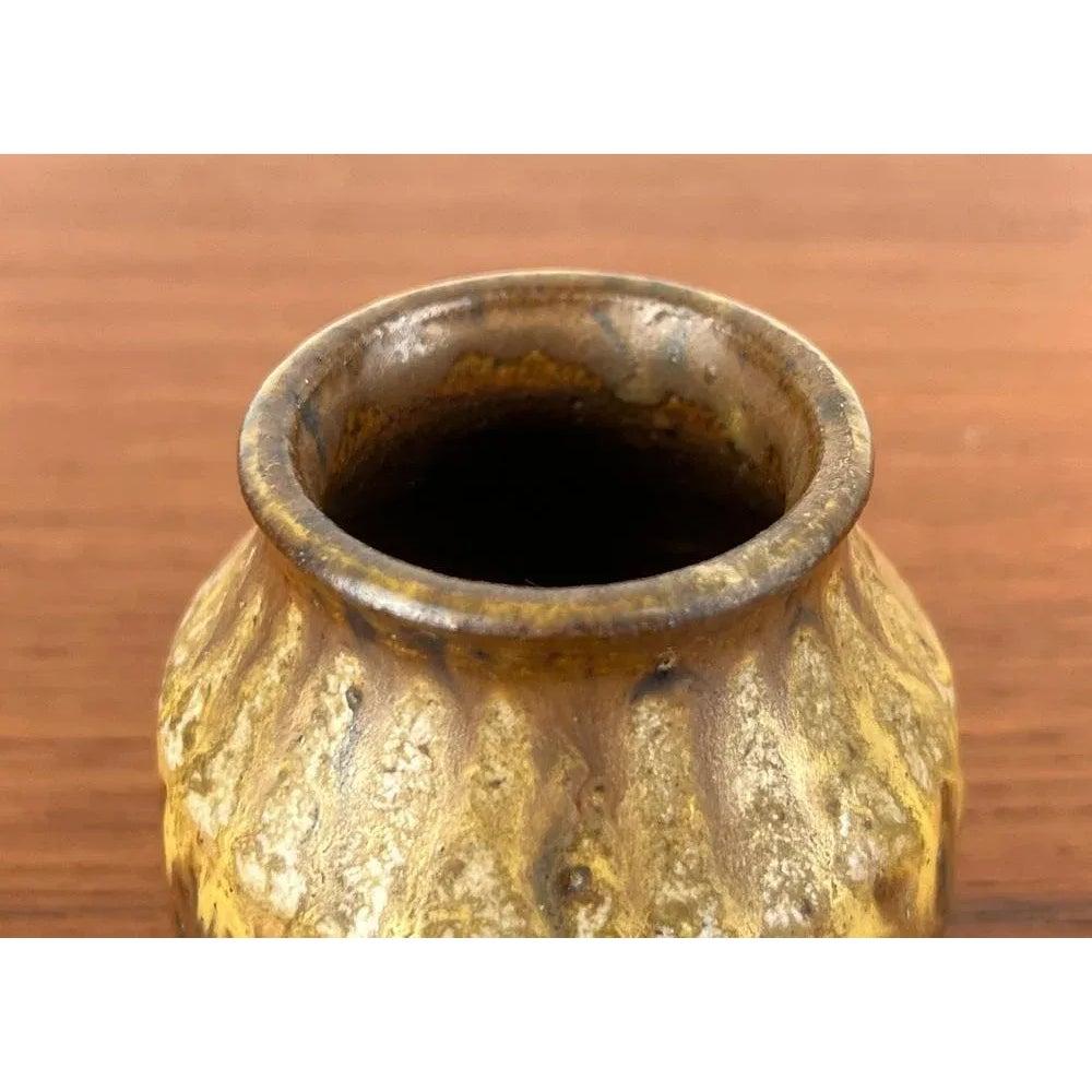 Mid-Century moderno Piccolo vaso in Studio Pottery di Walter Stürmer, 1960 in vendita