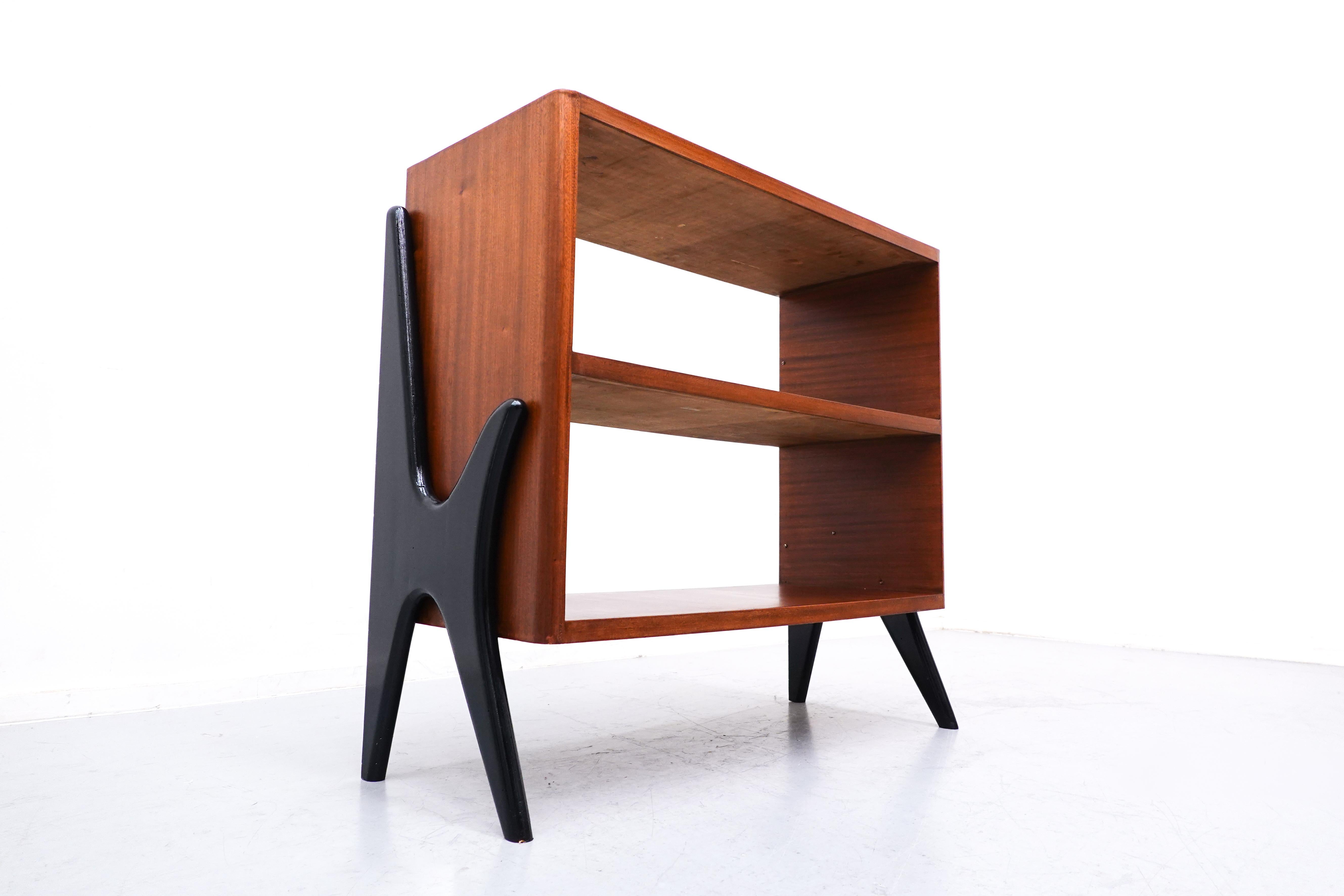 small mid century bookcase