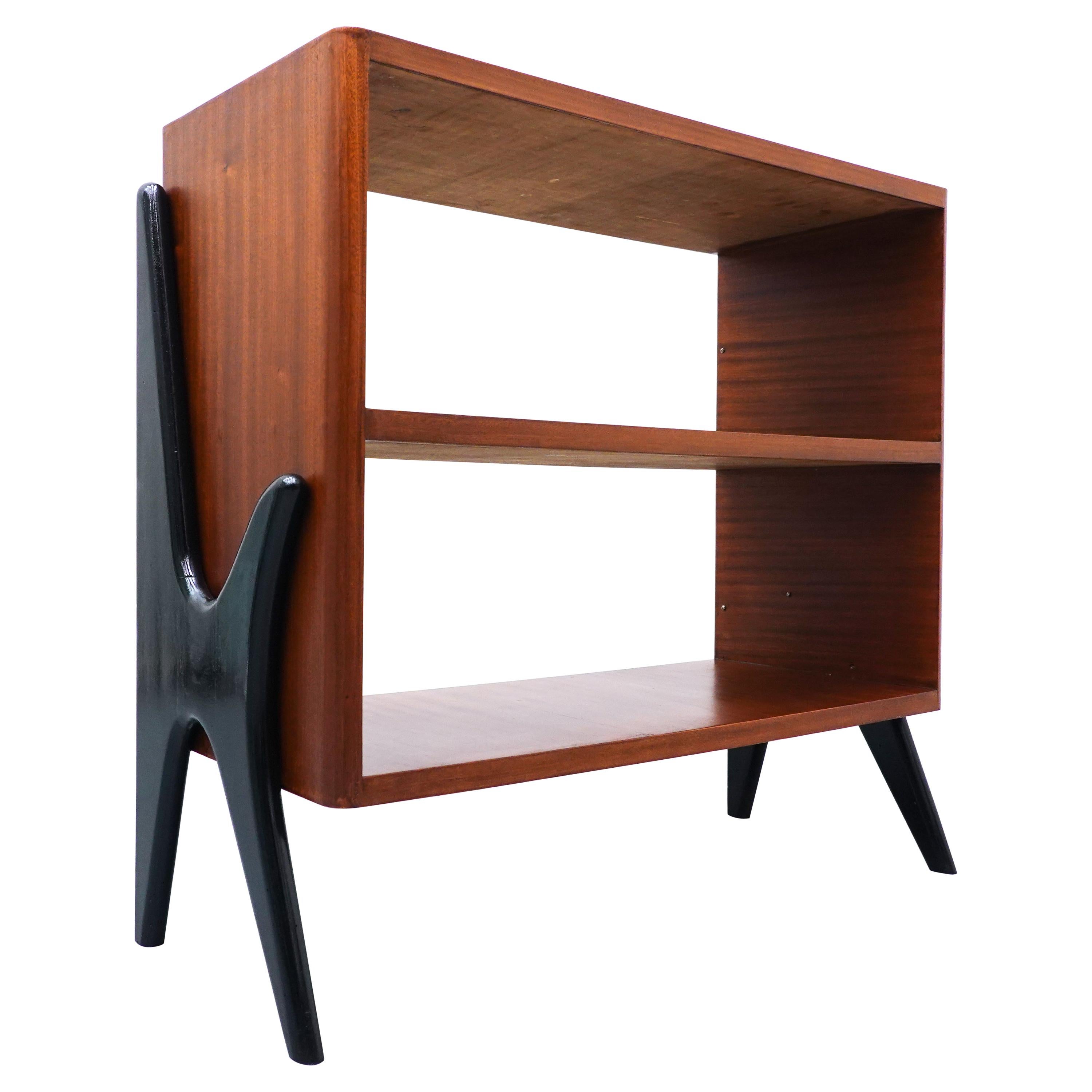 Small Mid-Century Italian Bookshelf, 1950s