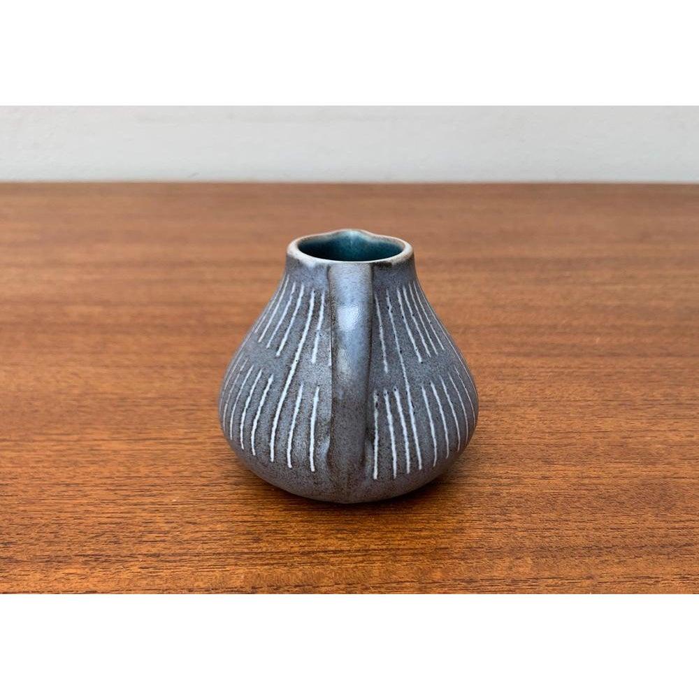 German Small Mid-Century Minimalist Carafe Vase from Marschner Kunsttöpferei, 1960s For Sale