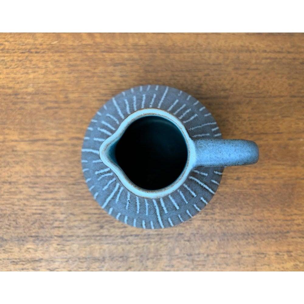 Small Mid-Century Minimalist Carafe Vase from Marschner Kunsttöpferei, 1960s For Sale 2