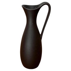 Piccolo vaso minimalista di metà secolo in ceramica Wormser Terra-Sigillata, anni '60