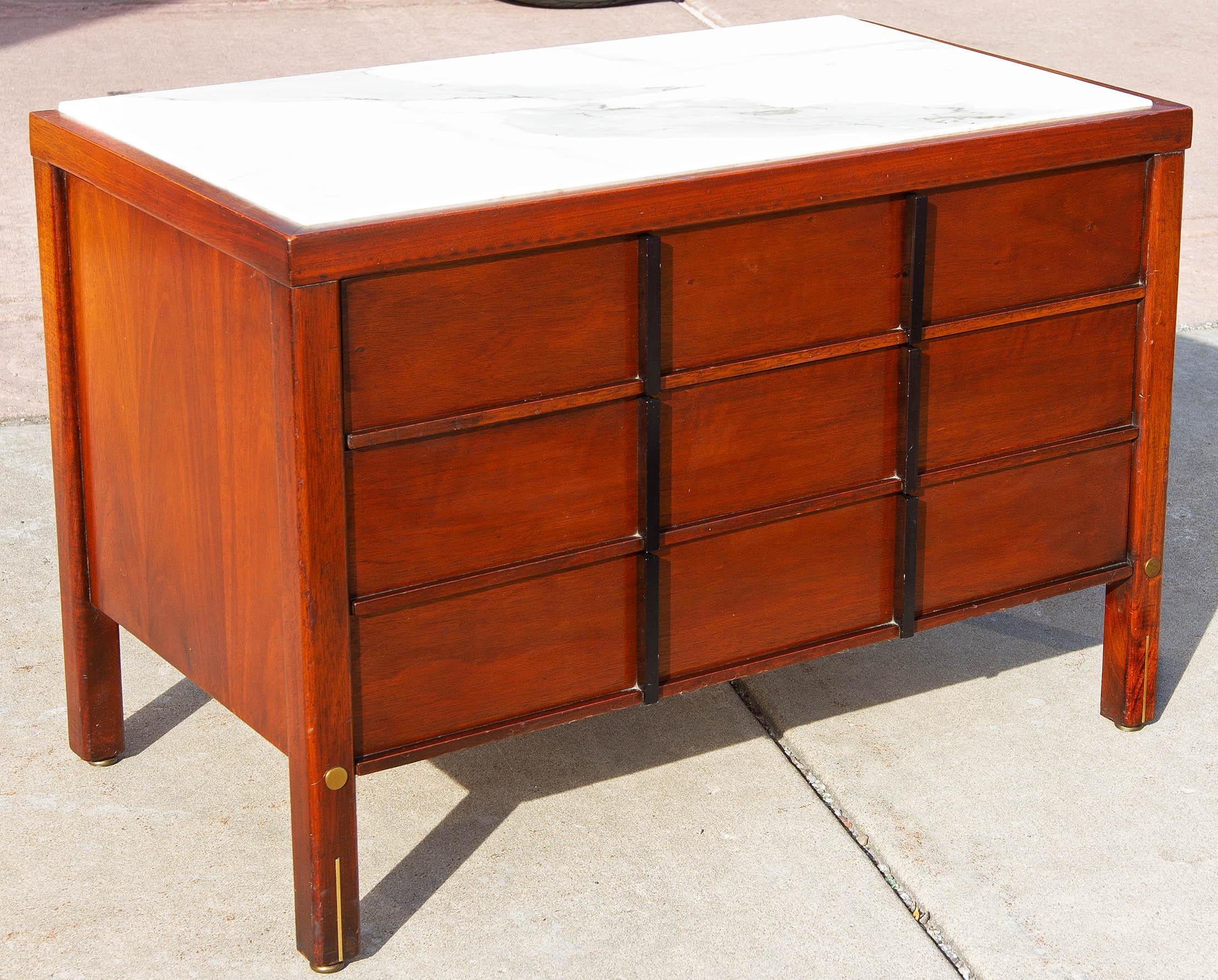 20th Century Small Mid-Century Modern Commode by American of Martinsville