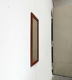Small Mid-Century Modern Danish Teak Mirror, 1960s