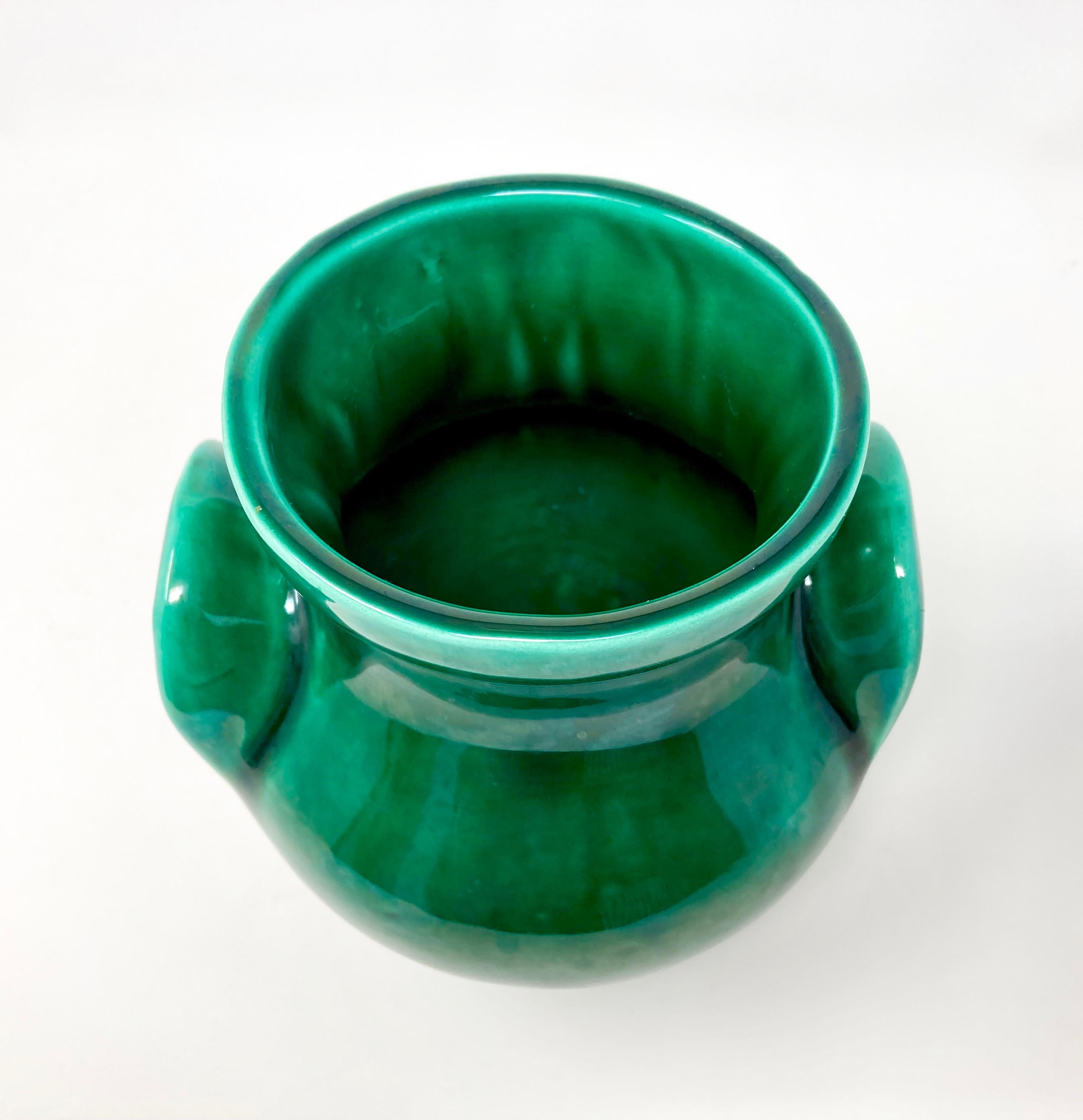 Piccolo vaso in ceramica con le orecchie (Oreilles) di Roger Capron Vallauris In condizioni buone in vendita a COLMAR, FR