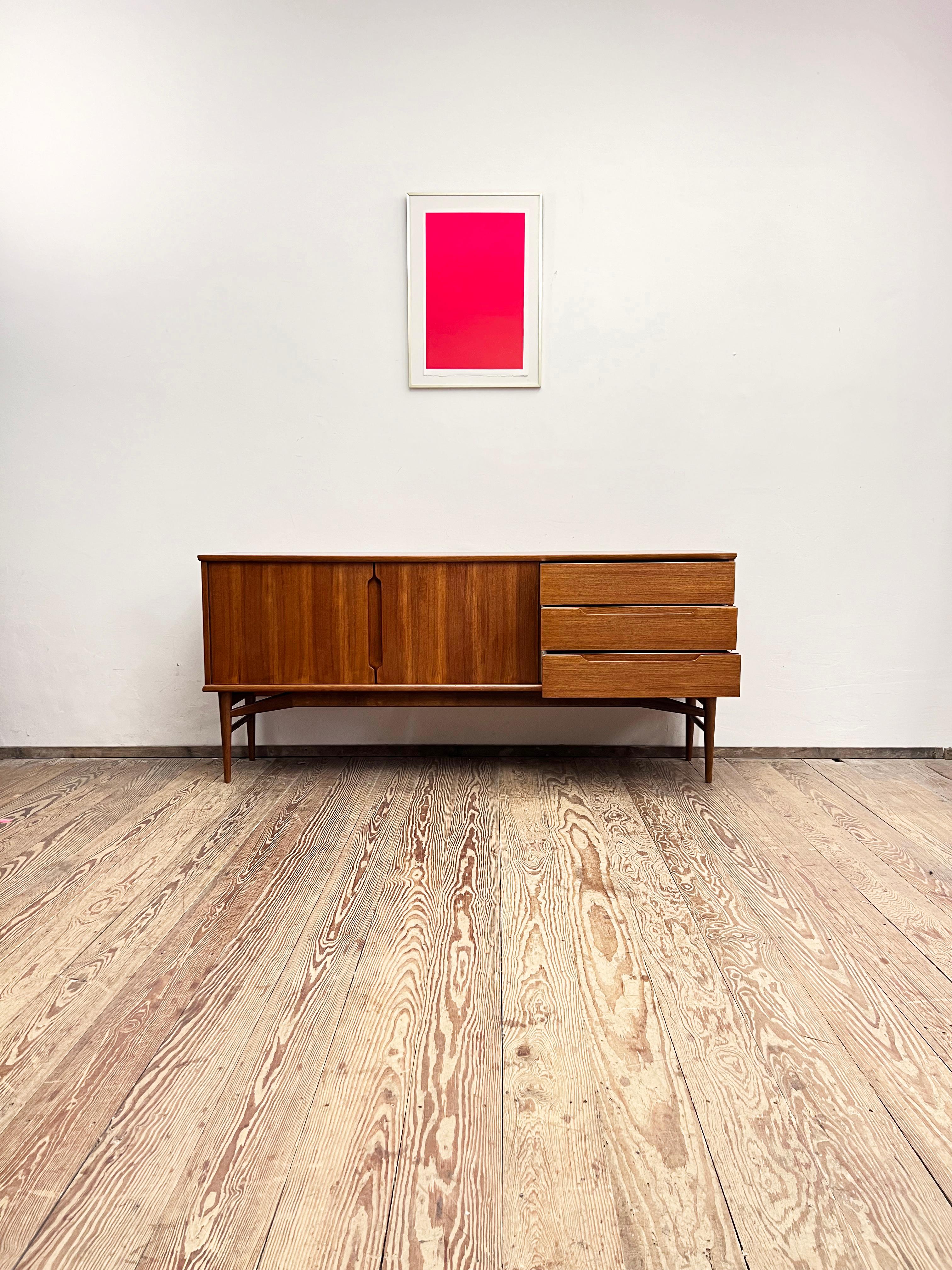 Mid-20th Century Small Mid-Century Modern Fredericia Sideboard in Teak, Germany, 1950s For Sale