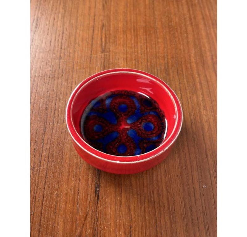 20th Century Small Mid-Century Modern German Ceramic Bowl from Wächtersbach, 1960s For Sale