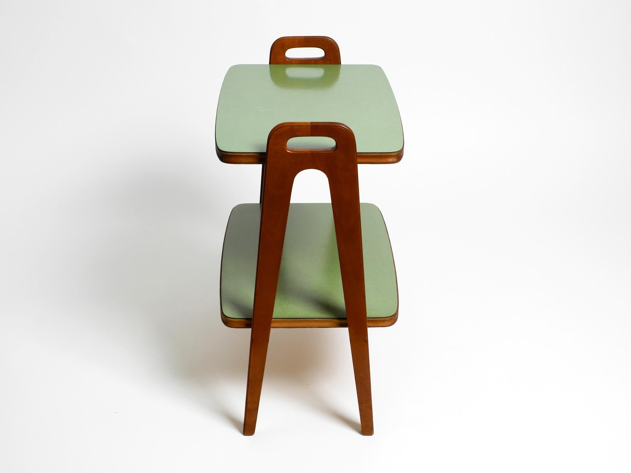 green formica table