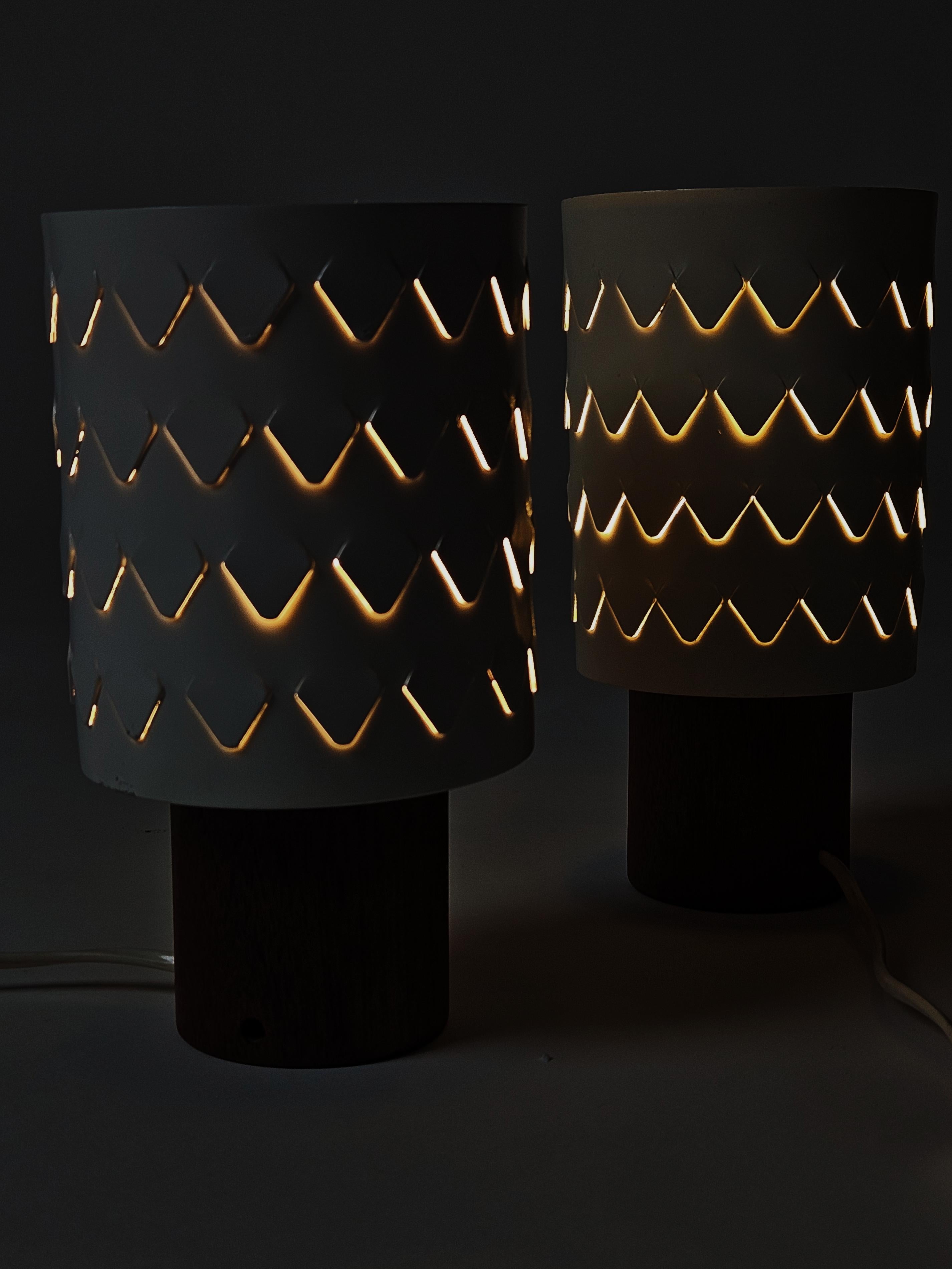 20ième siècle Petites lampes de table modernes du milieu du siècle dernier par Hans-Agne Jakobsson, Suède, années 1960 en vente