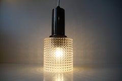 Small Mid-Century Pendant Lamp by Carl Fagerlund for Orrefors Sweden, circa 1960