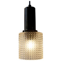 Small Mid-Century Pendant Lamp by Carl Fagerlund for Orrefors Sweden, circa 1960
