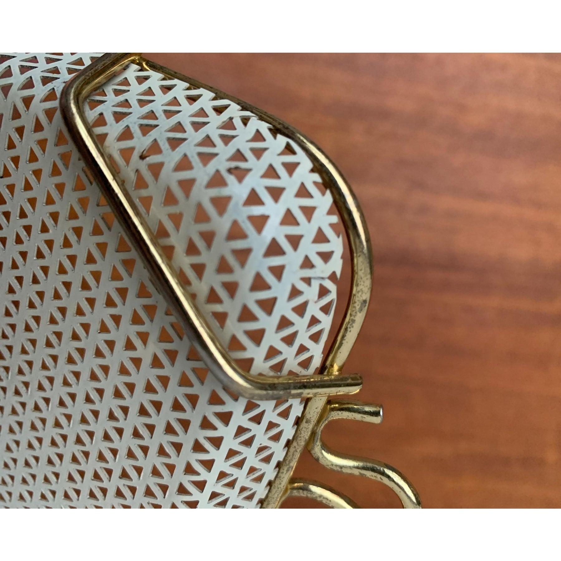 Small Mid-Century Perforated Tablet, 1950s For Sale 4