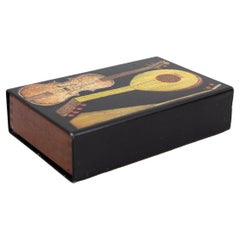 Small Mid Century Piero Fornasetti Guitars and Zithers Box