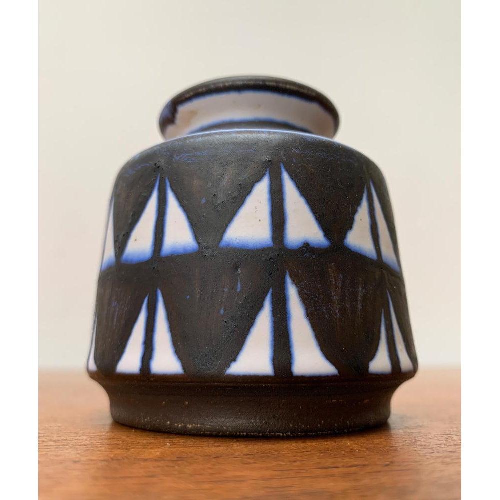 XX secolo Piccolo vaso in ceramica di metà secolo di Werner e Annemarie Schmidt-Tummeley, anni '60 in vendita