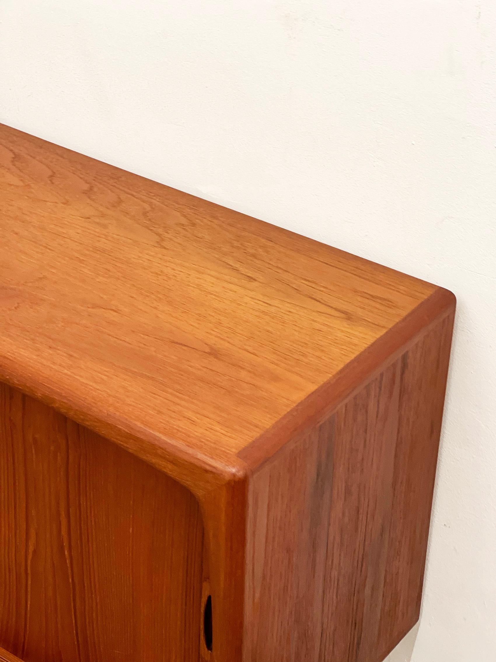 Small Mid Century Sideboard or Credenza, Danish Teak Wood Design by H.P.Hansen 5
