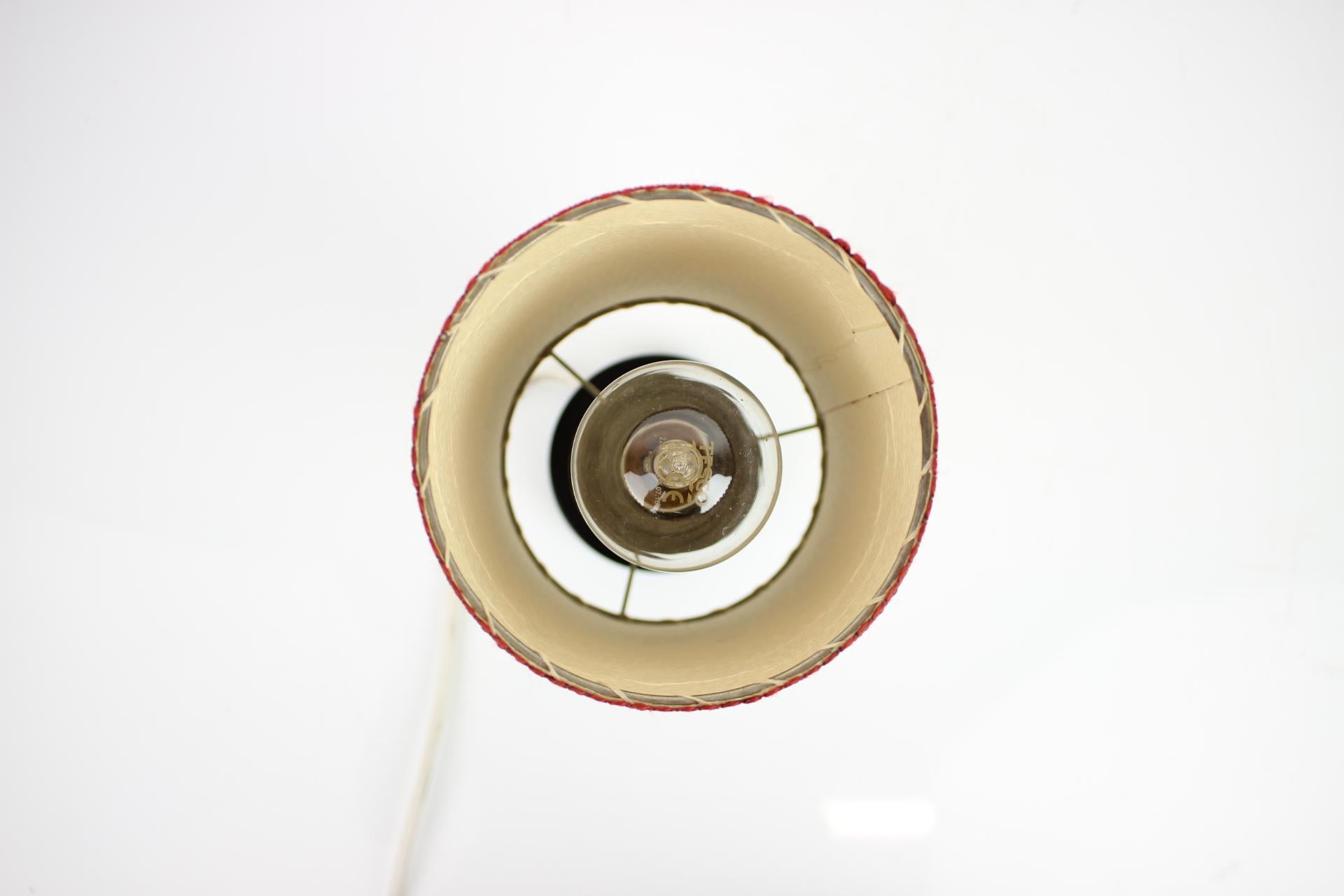 Mid-20th Century Small Mid-Century Table Lamp, 1960s, Czechoslovakia For Sale