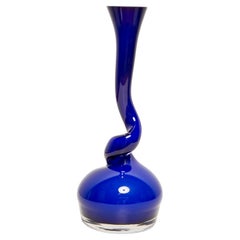 Small Mid-Century Ultramarine Blue Vase, Europe, 1960s