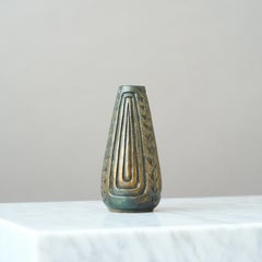 Petit vase du milieu du siècle par Sonja Katzin pour Nils Johan, Suède, années 1950.