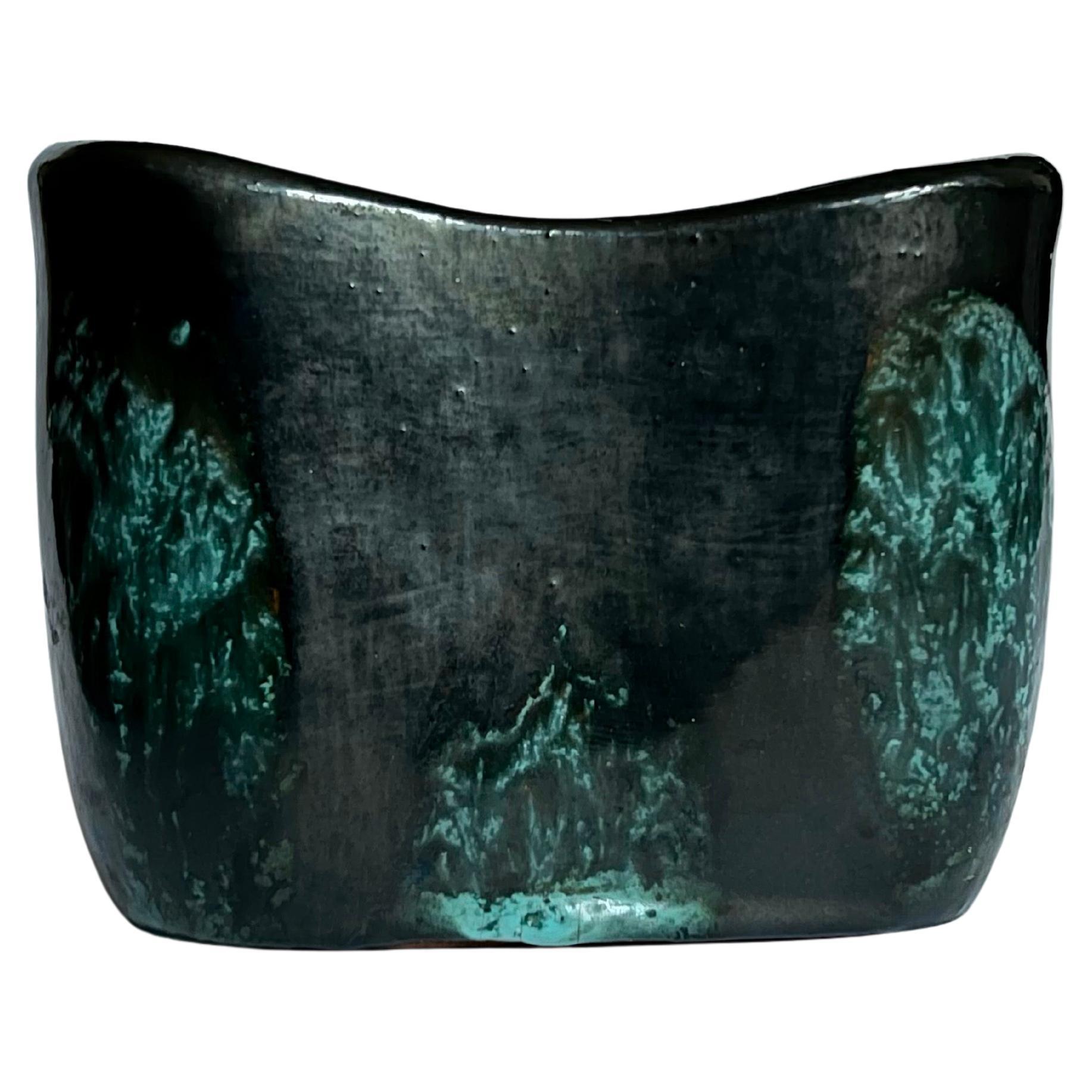 Small Mid-Century Vase or Vessel by Hans Hedberg, Sweden