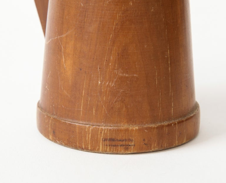 Small Mid-Century Vintage Wooden Pitcher, France, c. 1950s For Sale 2