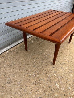 Small Mid-Century Walnut Bench