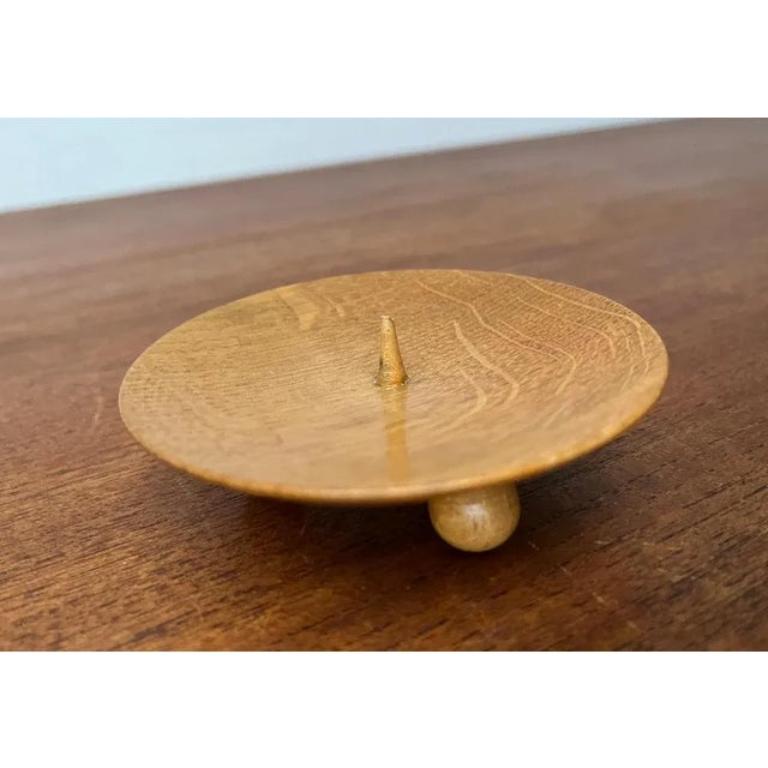 Piccolo portacandele in legno della metà del secolo scorso, anni '60 in vendita 1