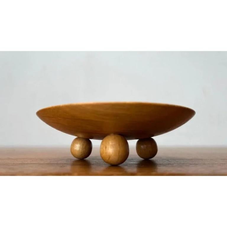Piccolo portacandele in legno della metà del secolo scorso, anni '60 in vendita 3