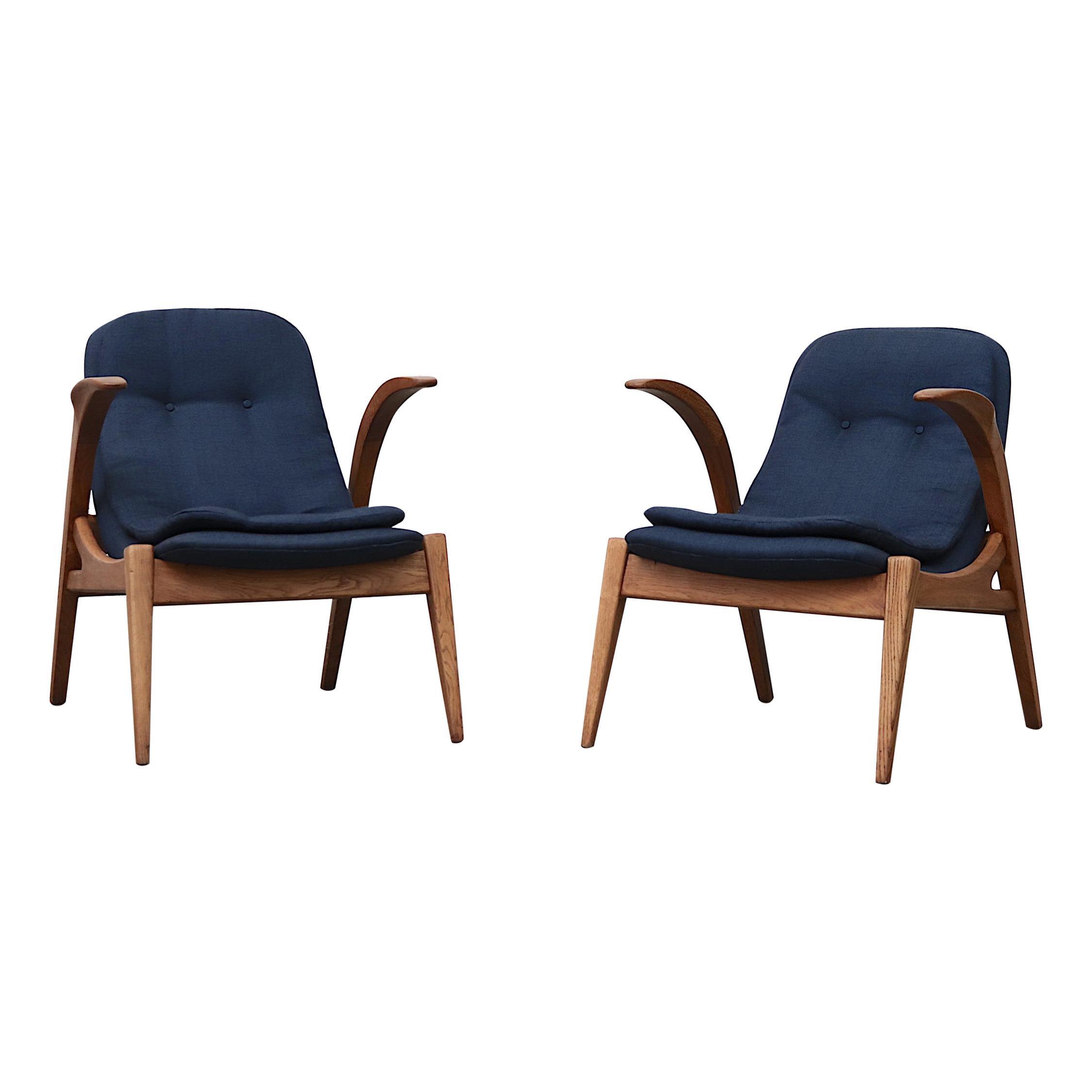 Small Midcentury Child Sized Penguin Lounge Chairs At 1stdibs