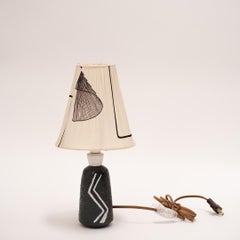 Kleine Midcentury Modern Studio Lampe + Schirm