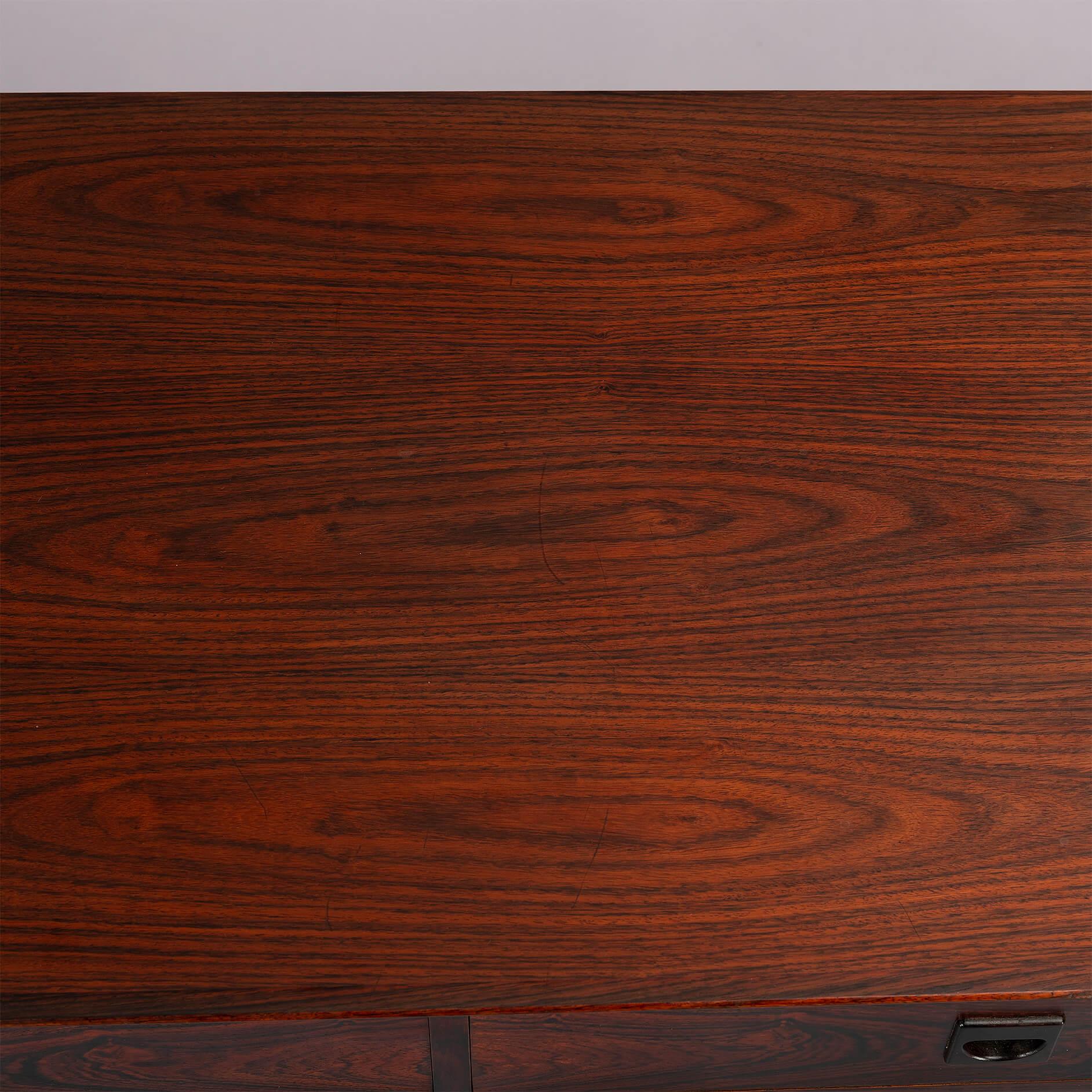 Small Midcentury Rosewood Sideboard by E. Brouer for Brouer Møbelfabrik, 1960s 8