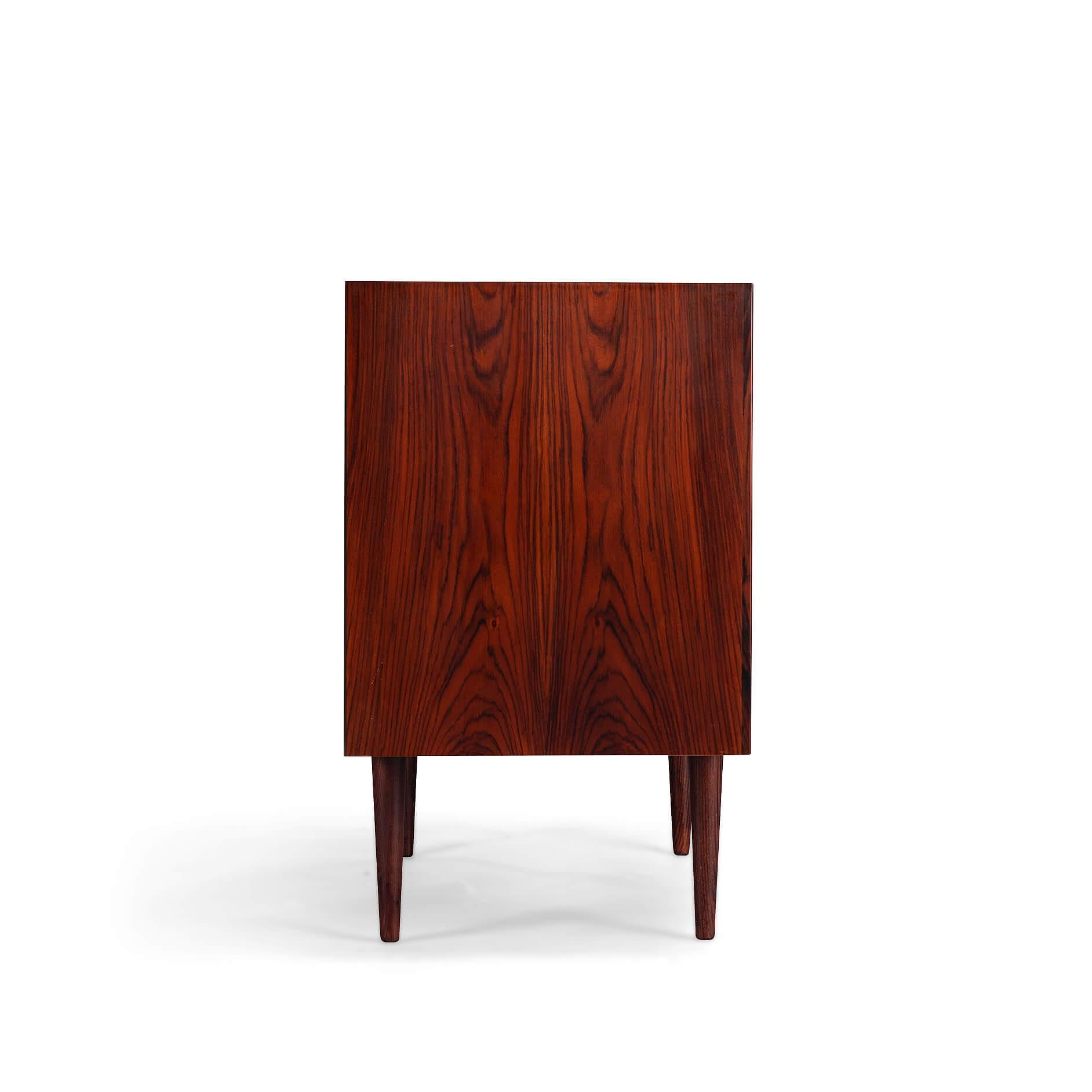 Danish Small Midcentury Rosewood Sideboard by E. Brouer for Brouer Møbelfabrik, 1960s