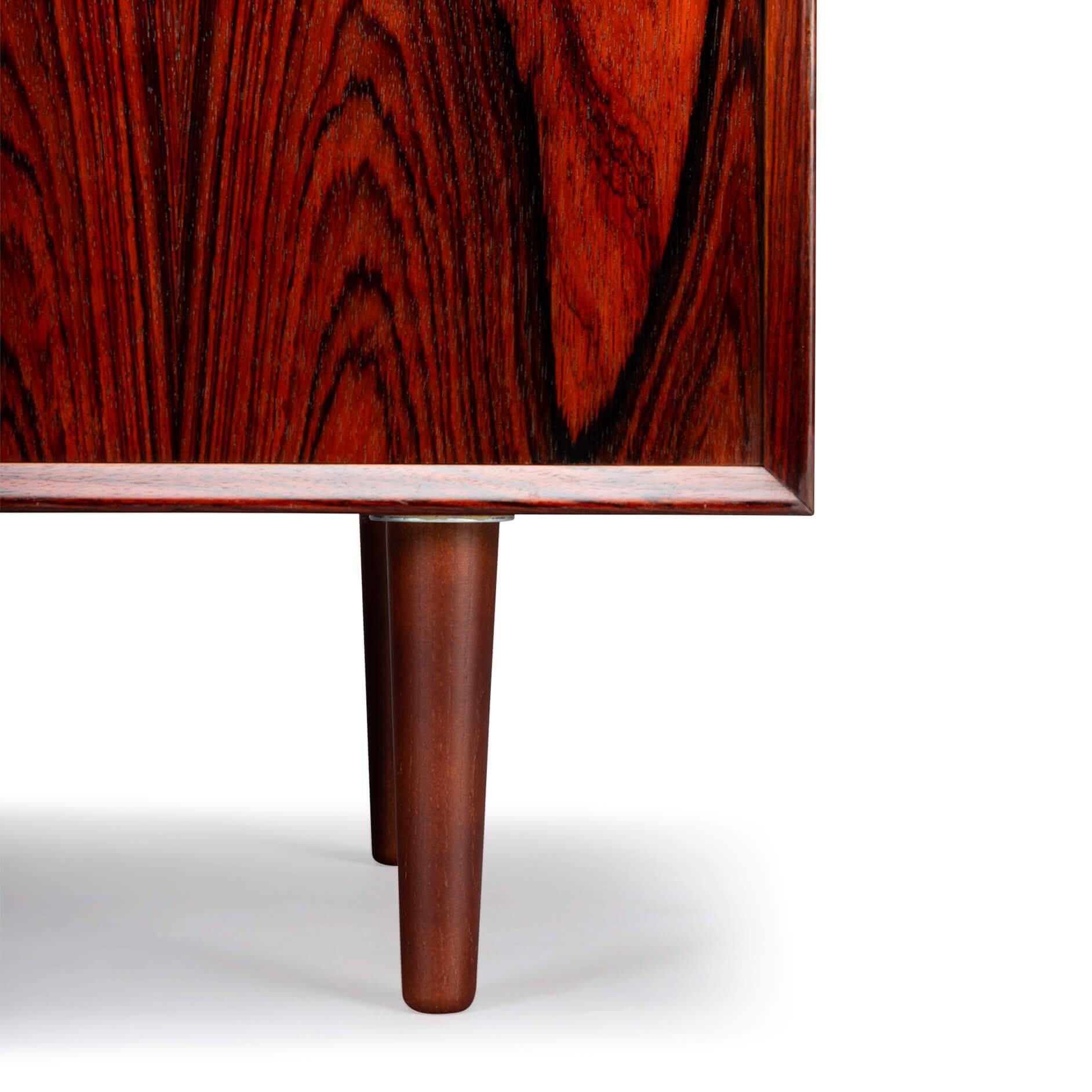 Danish Small Midcentury Rosewood Sideboard by E. Brouer for Brouer Møbelfabrik, 1960s
