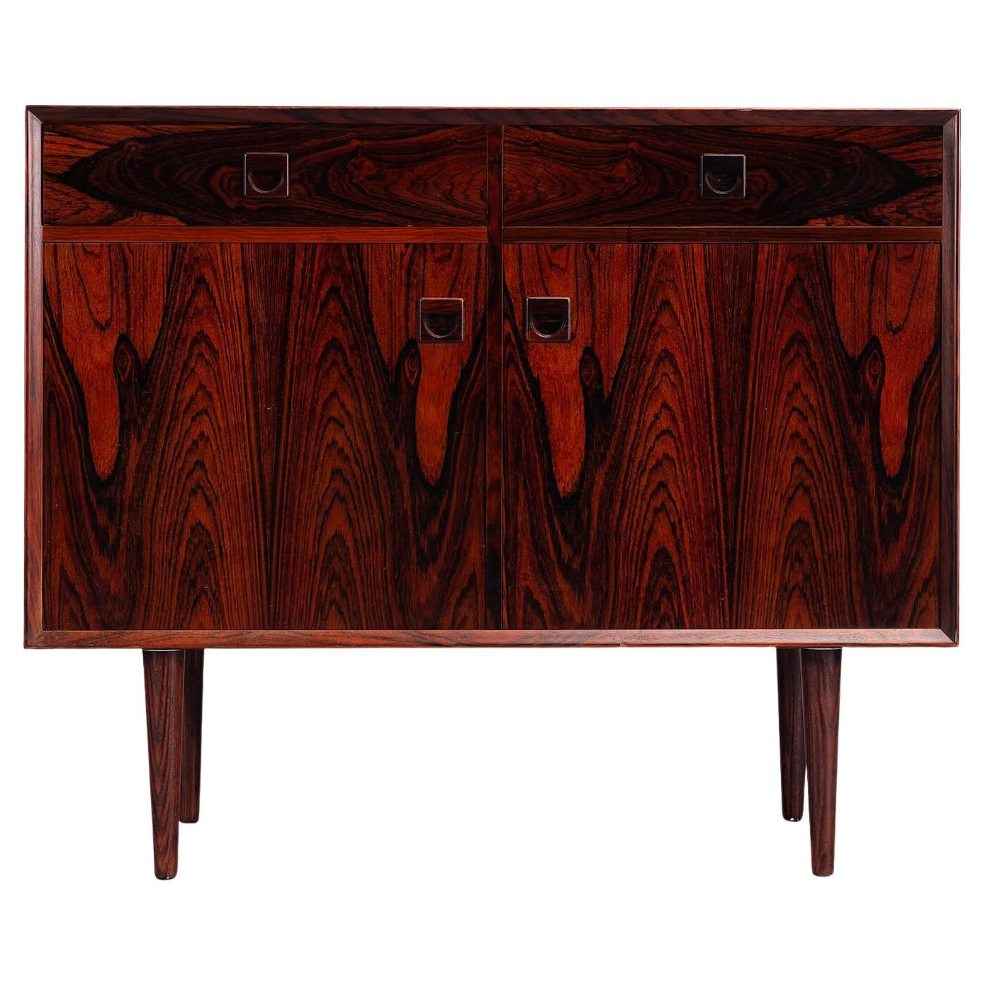 Small Midcentury Rosewood Sideboard by E. Brouer for Brouer Møbelfabrik, 1960s