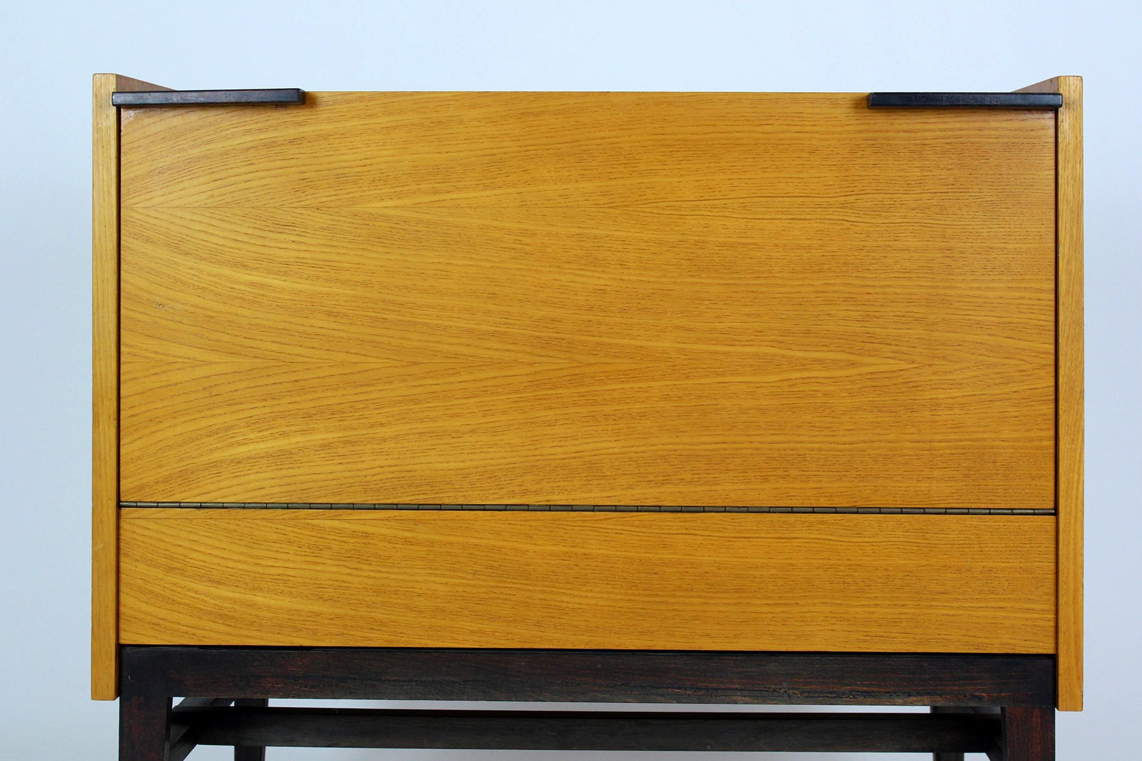 Wood Small Midcentury Sideboard from UP Zavody, 1970 For Sale