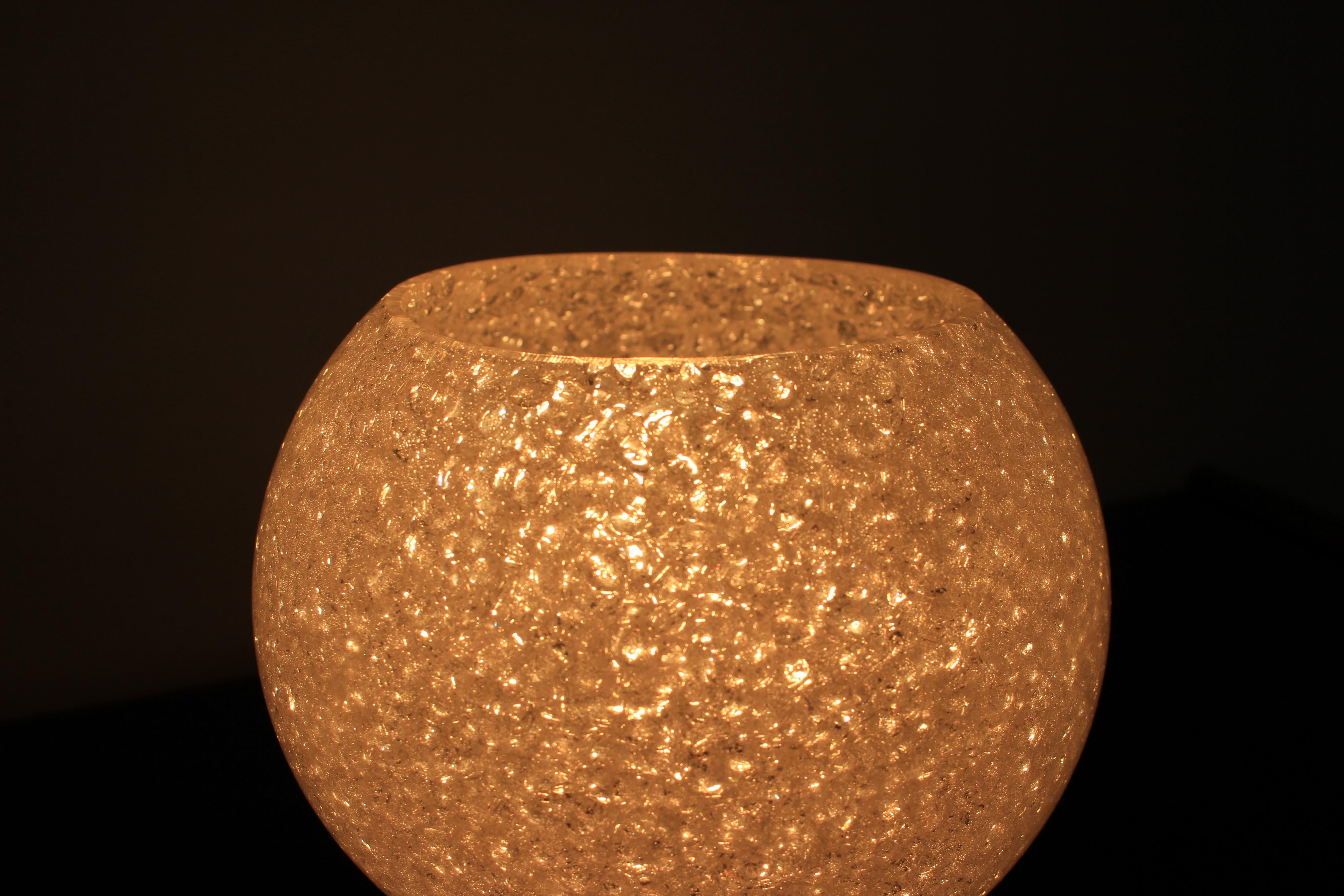 Small Midcentury Space Age Table Lamp, 1970s In Good Condition In Praha, CZ