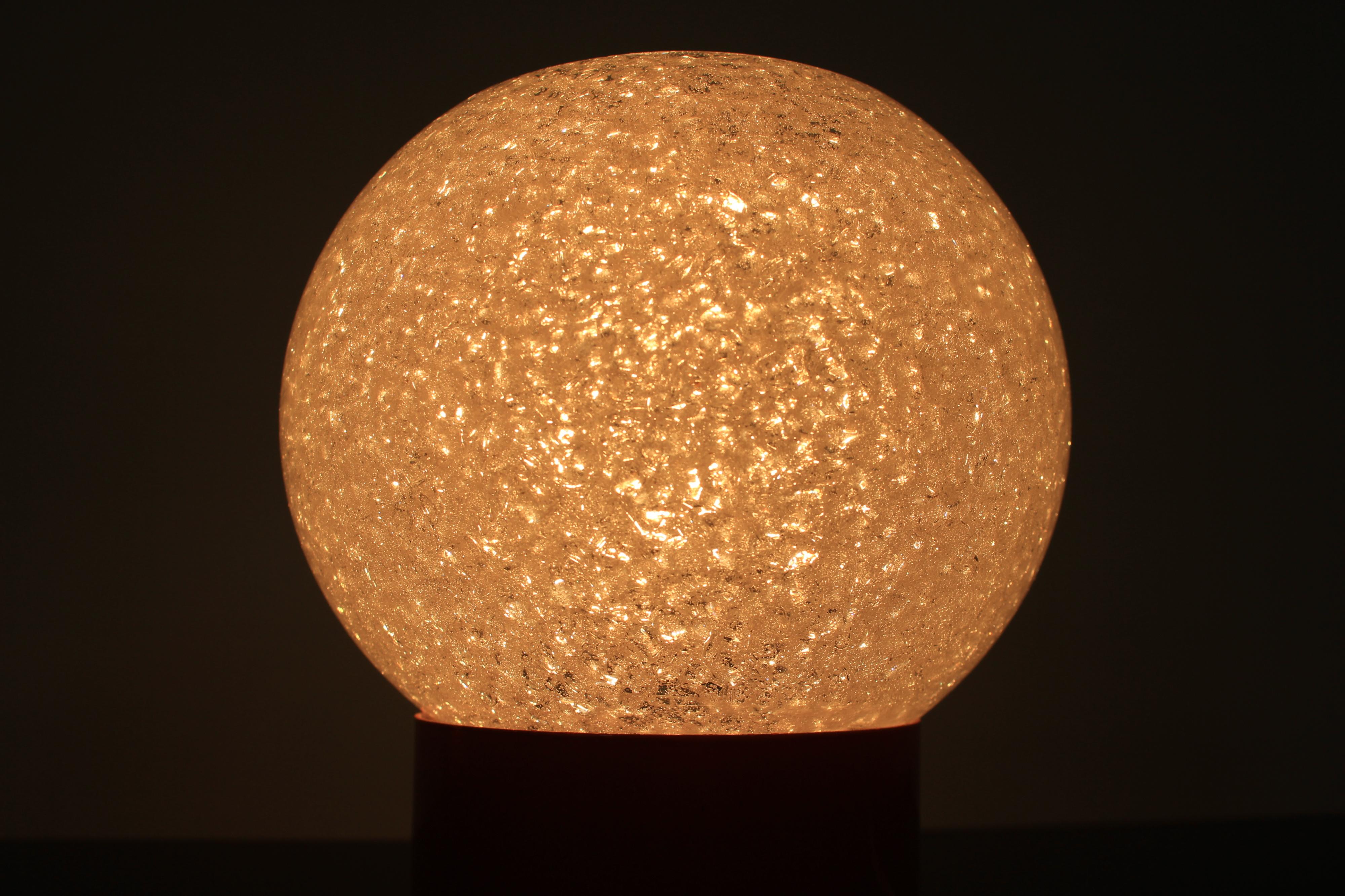 Late 20th Century Small Midcentury Space Age Table Lamp, 1970s