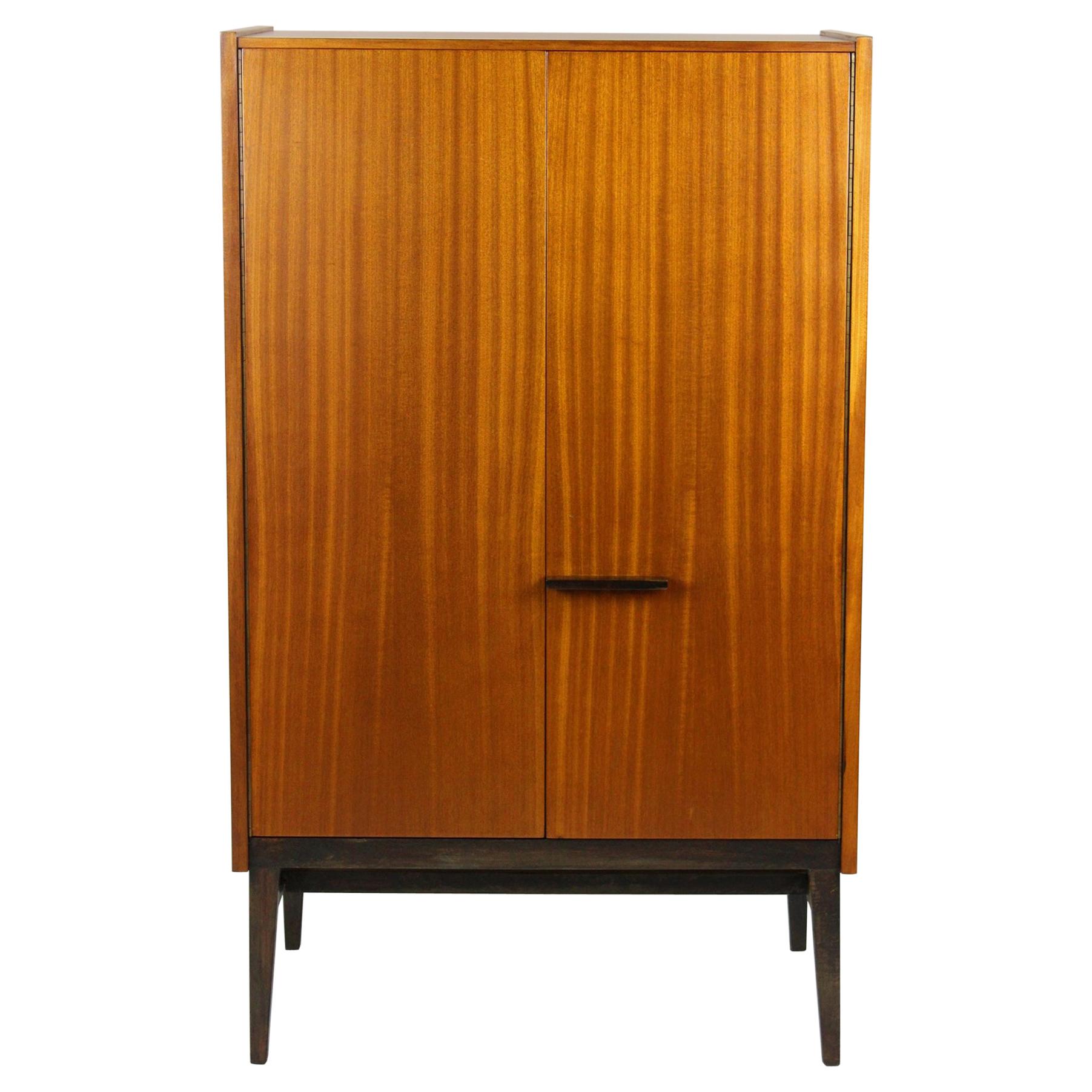 Small Midcentury Wardrobe by František Mezulaník for UP Bucovice, 1960s