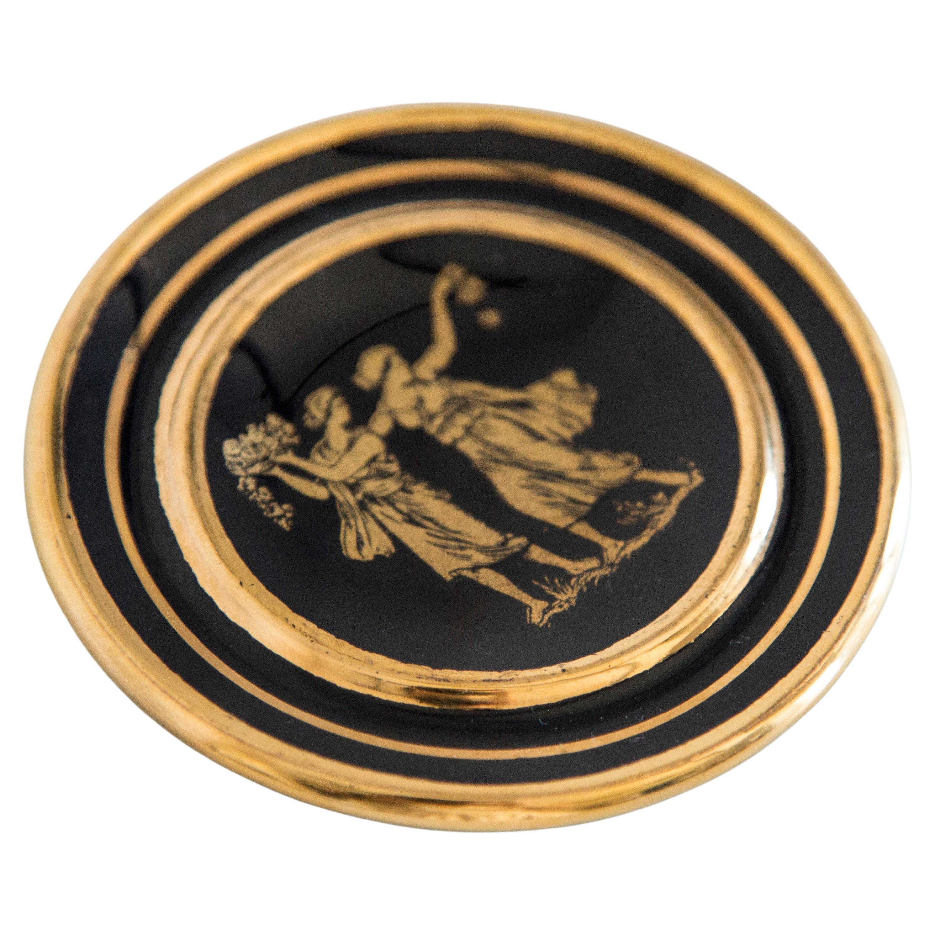 Petite assiette décorative vintage en porcelaine, Grèce, 1970 en vente