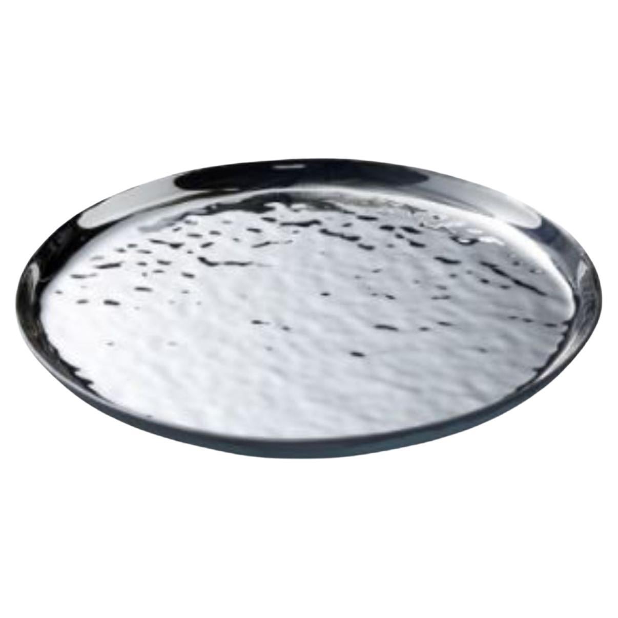 Small Mirage Round Tray by Radar For Sale