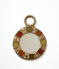 Piccolo specchio alla maniera di Line Vautrin, 1960 ca.