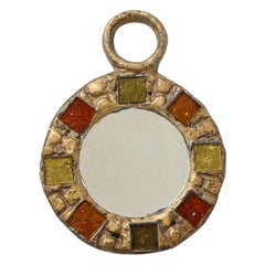 Piccolo specchio alla maniera di Line Vautrin, 1960 ca.