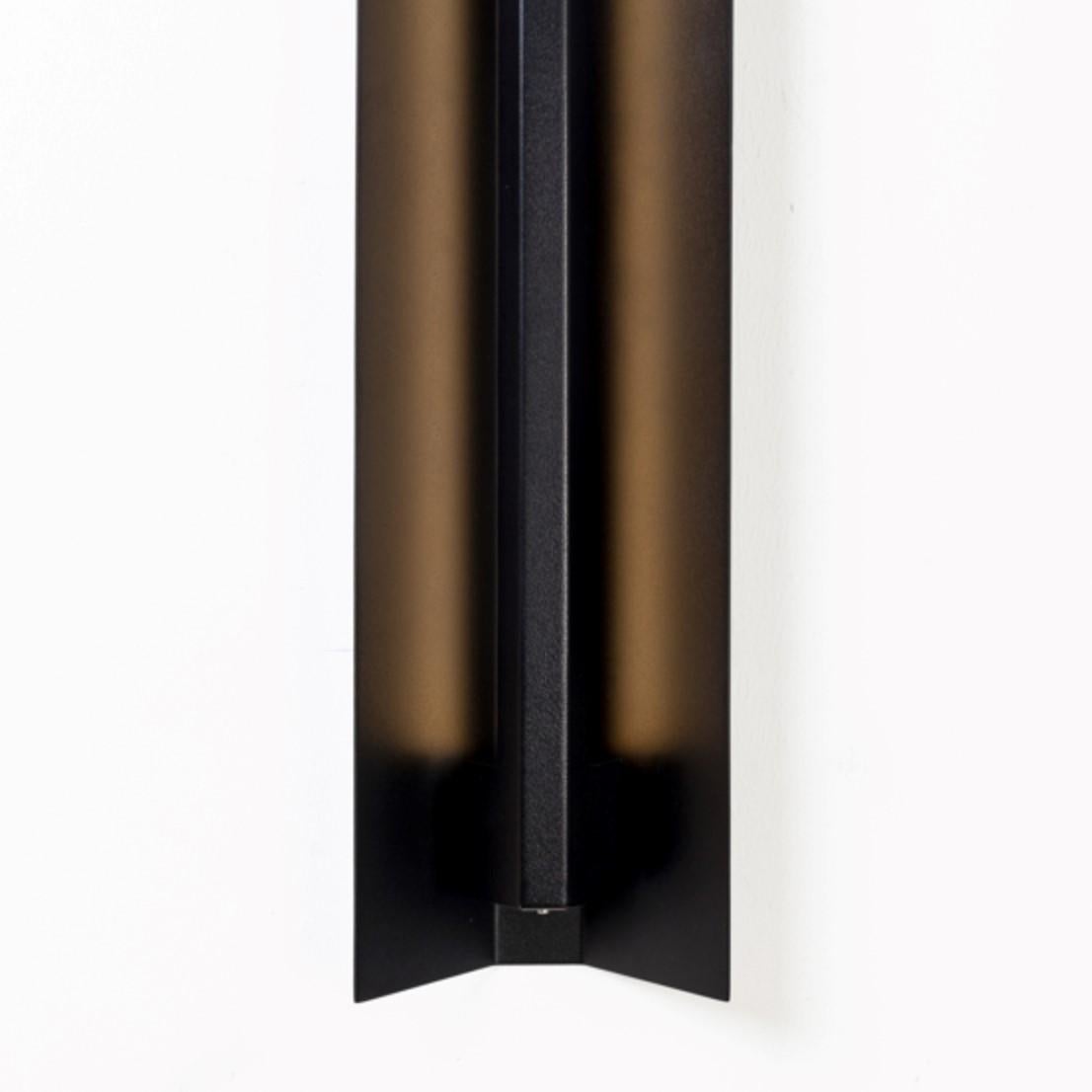Small Misalliance Ral Jet Black Wall Light by Lexavala In New Condition For Sale In Geneve, CH