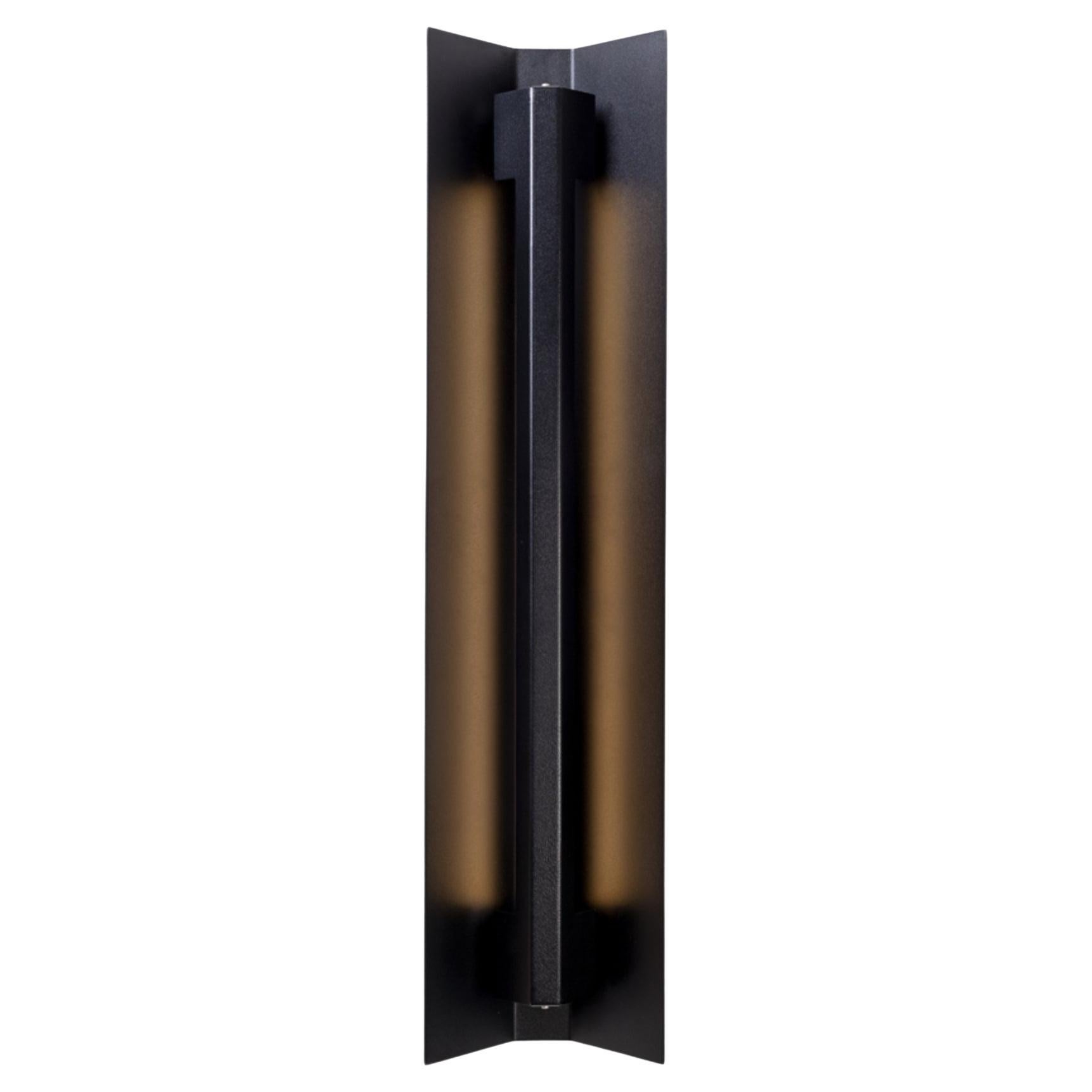 Petite applique murale Misalliance Ral Jet noire de Lexavala