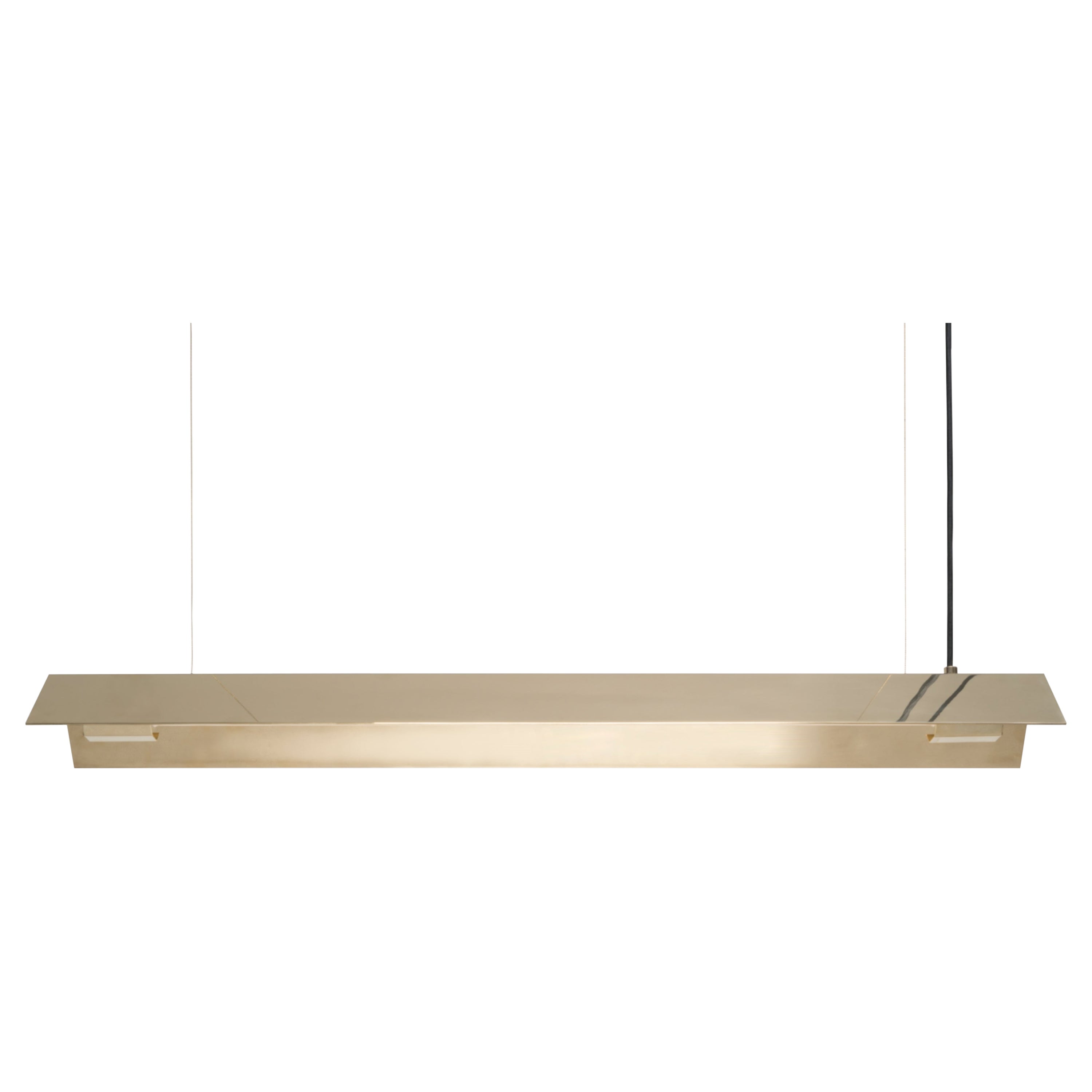 Small Misalliance Solid Brass Suspended Light by Lexavala For Sale