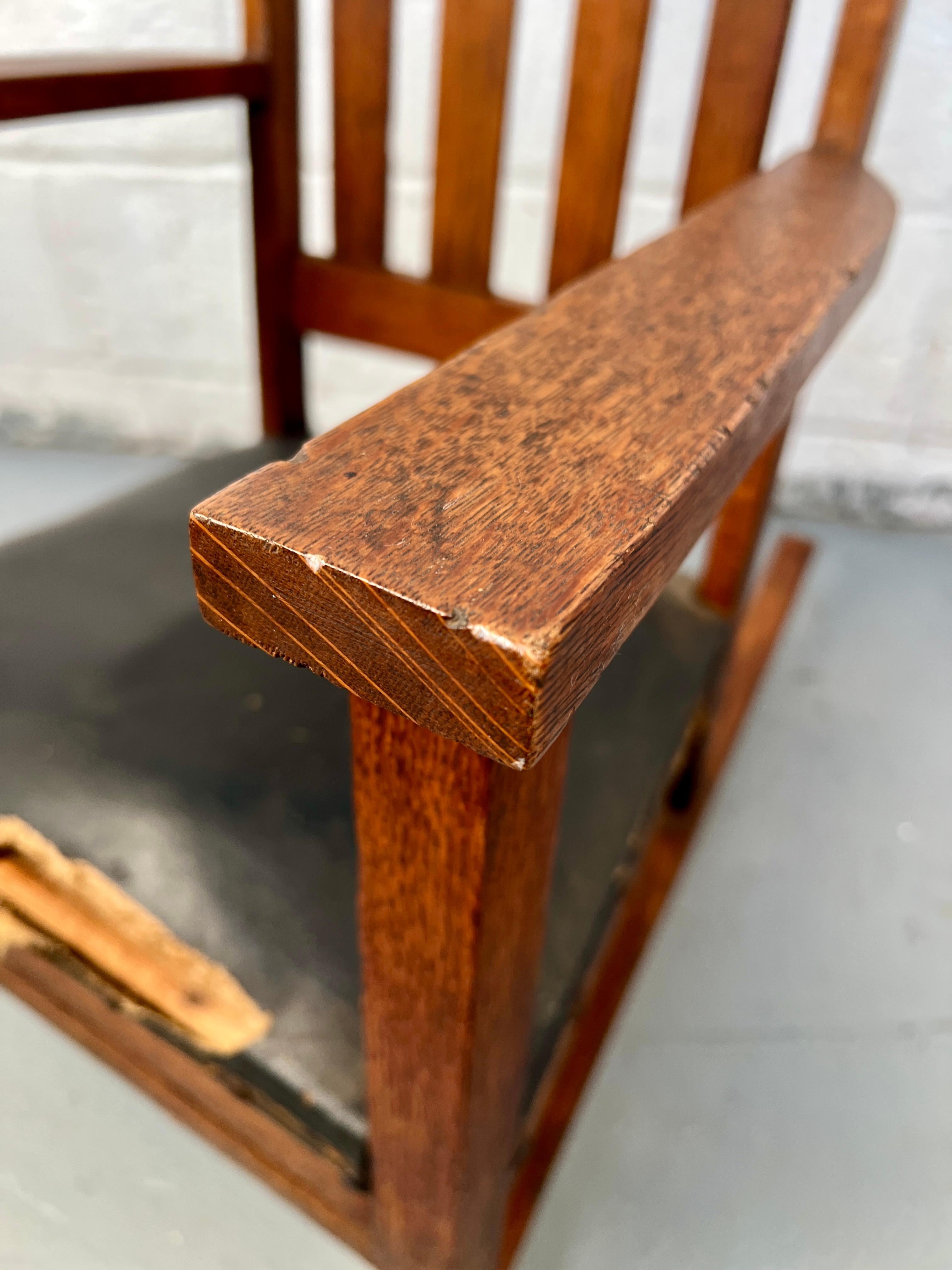 Kleiner Mission Schaukelstuhl im Angebot 4