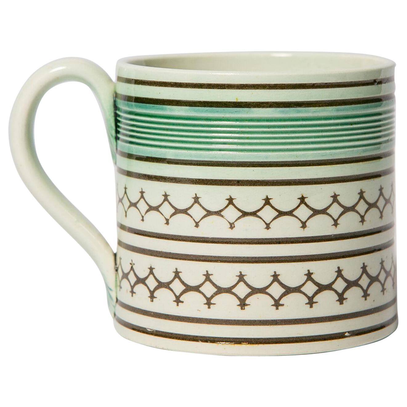 Small Mochaware Mug England, circa 1820