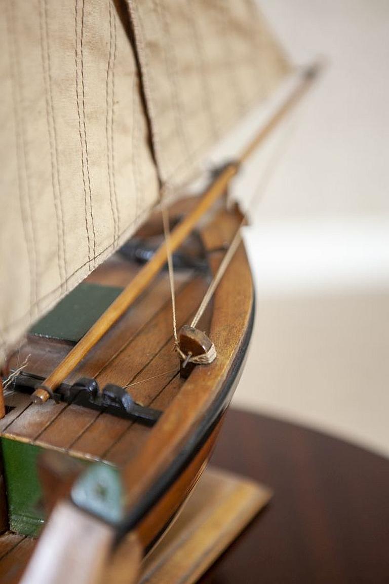 Small Model of Yacht from the Prewar Period 4